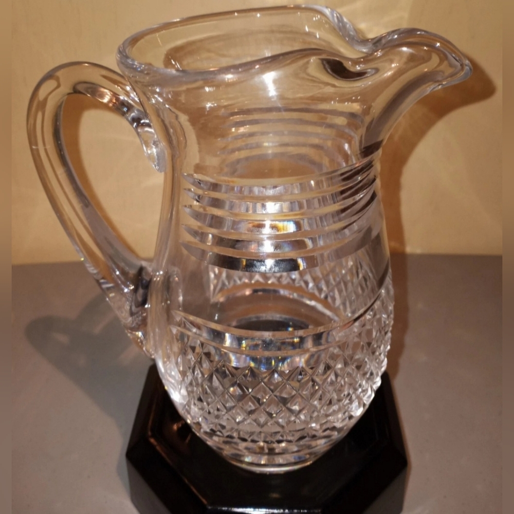 Castletown 7.5 " Waterford Crystal Martini Pitcher Made in Ireland